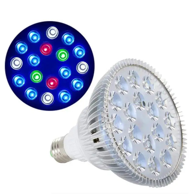 E27 LED Plant Grow Light bulb Par38 aquarium plant seedling lamp Full Spectrum Phyto Grow Box for indoor Flower Seed Coral Reef