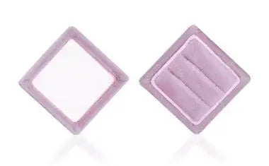 Wholesale High Quality Jewelry Package Box in Velvet Quadrilateral Box 10PCS for Ring Jewelry accessories