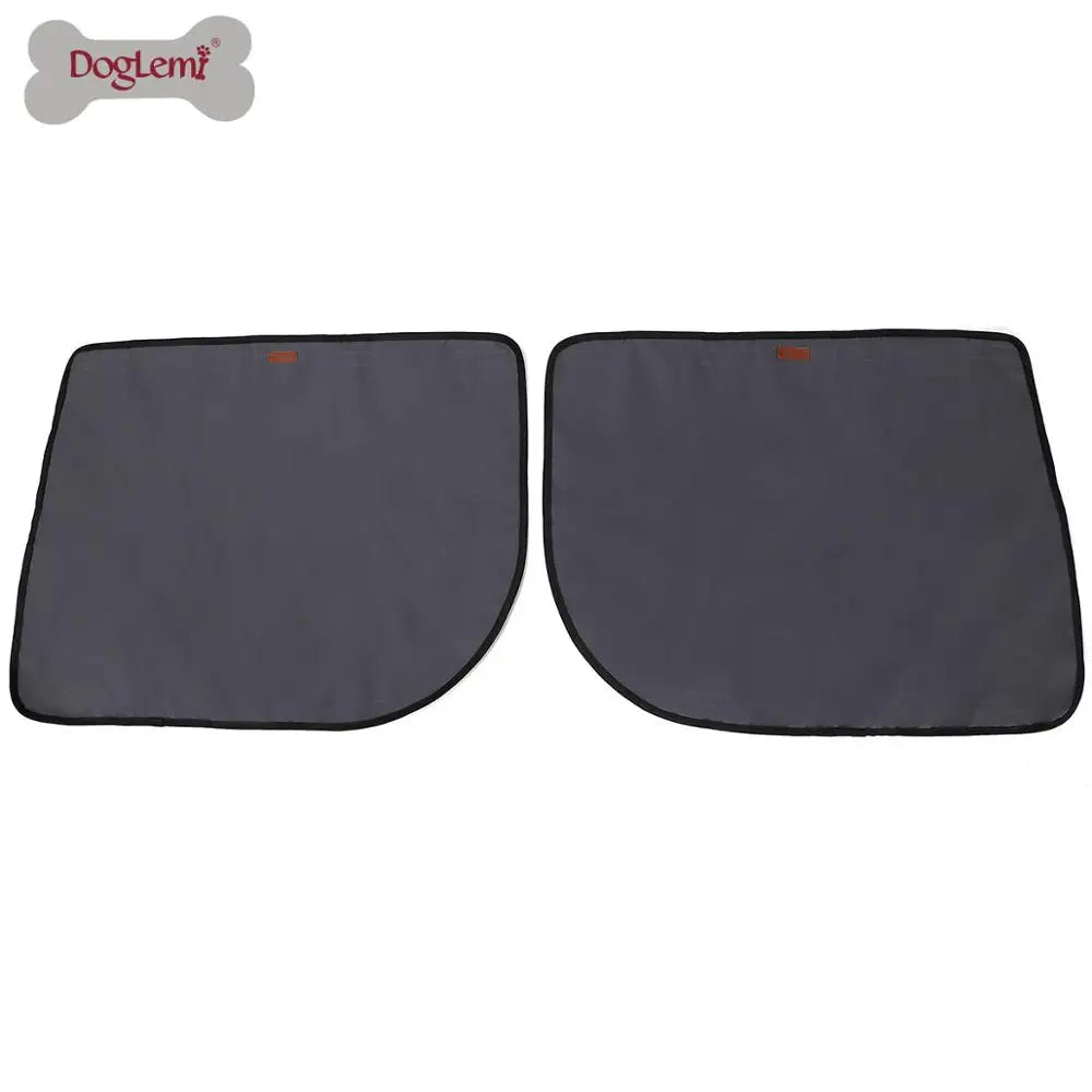2Pcs/Pack Pet Dog Car Door Cover Protector Mat Waterproof 600D Oxford Cloth Protection Mats Non-slip Scratch Guard for Pets Dog
