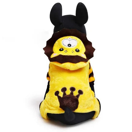 Free shiping warm xxs dog clothes winter pajama small dog costume cotton pet Hoodie Coat lovely cat jacket winter PT014