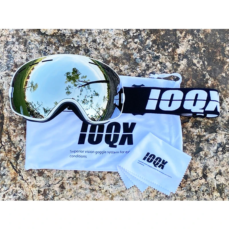 Snowmobile Ski Goggles Double Layers UV400 Anti fog Big Ski Glasses Skiing Snow Men Women Snowboard Goggles
