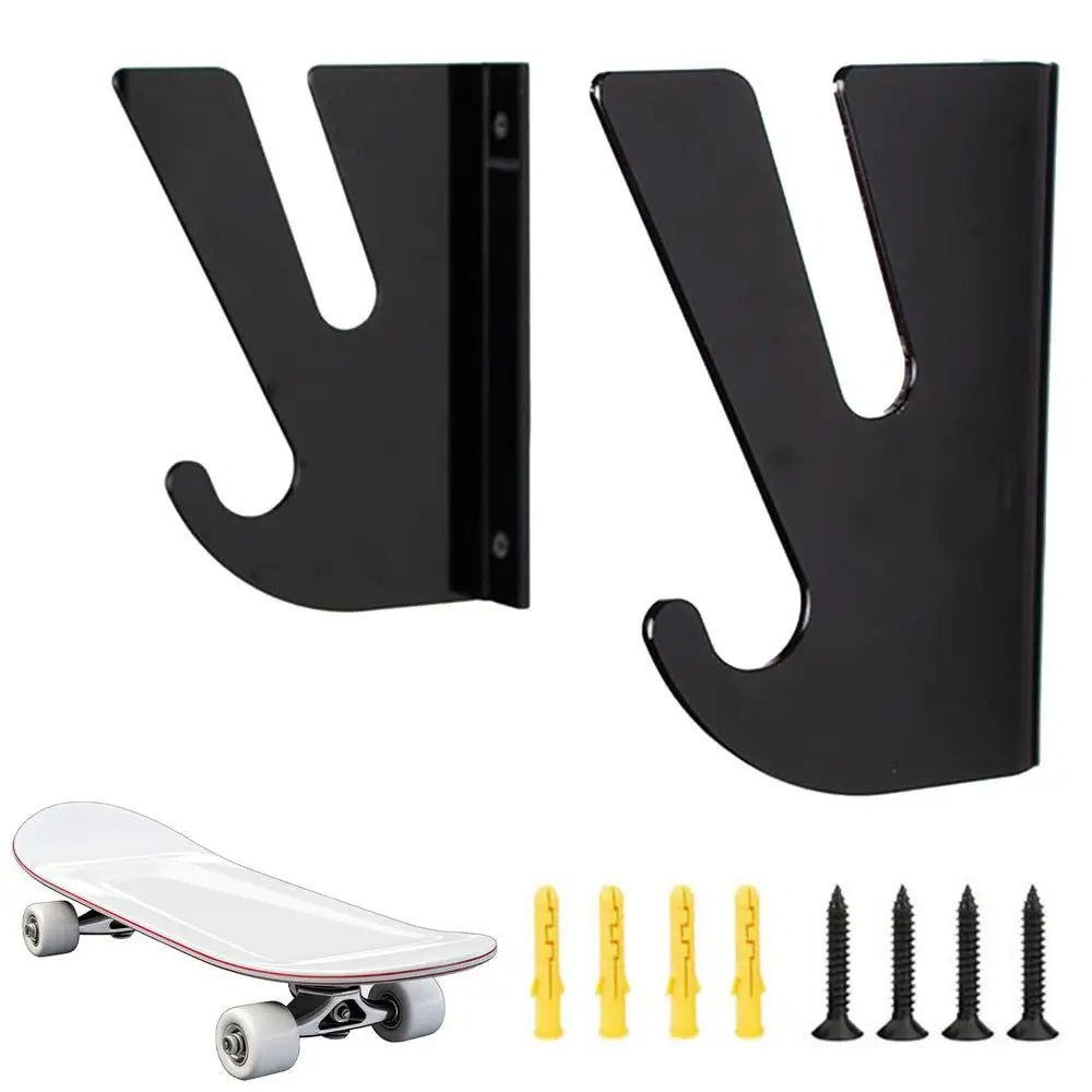 Skateboard Wall Mount Display Horizontal Storage Hanger For Longboard Skateboard Stand Skateboard Shelf Fits Virtually All