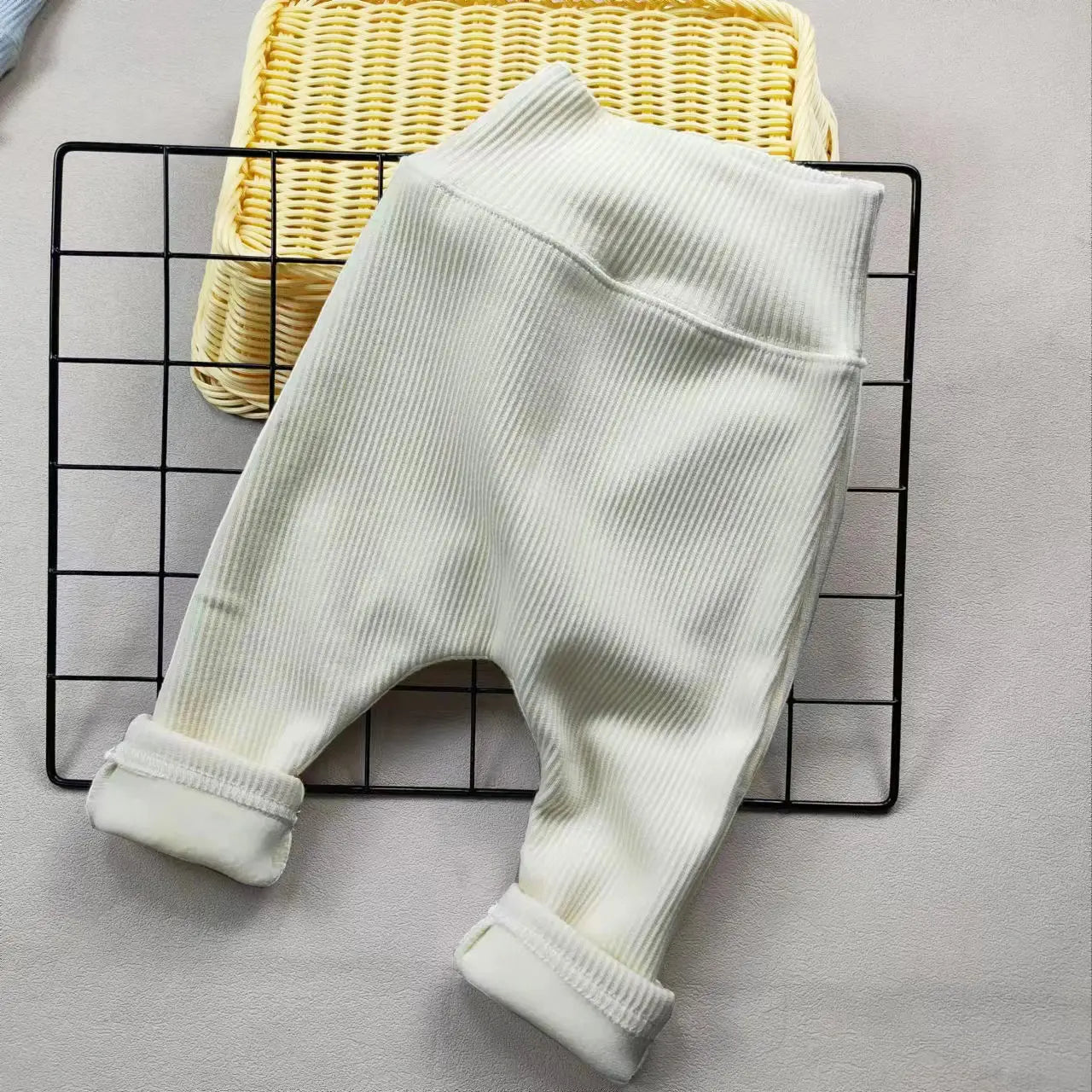 0-3Y Baby Winter Underpants Korean Edition Baby Autumn Winter Clothing Girl High Waist Plush Boys' Warm Underpants
