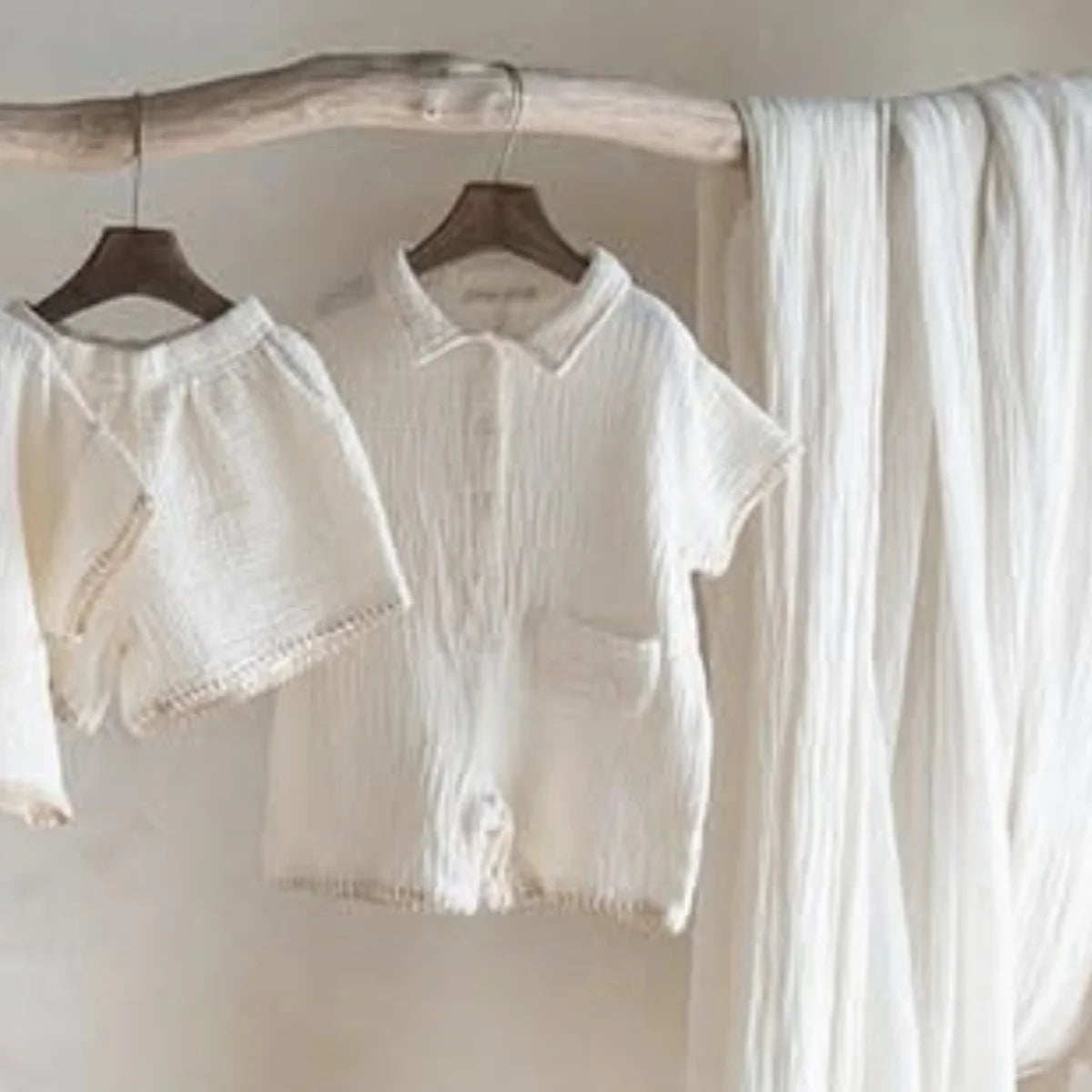 2025 Summer New Baby Short Sleeve Lapel Romper Solid Newborn Clothes Thin Cotton Infant Toddler Simple Versatile Jumpsuit 0-24M