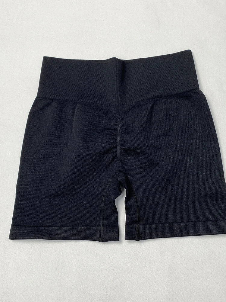 Women's Yoga Shorts High Waisted Fitness Pants Peach Hip Seamless Hip Lifting Ladies Sports Shorts