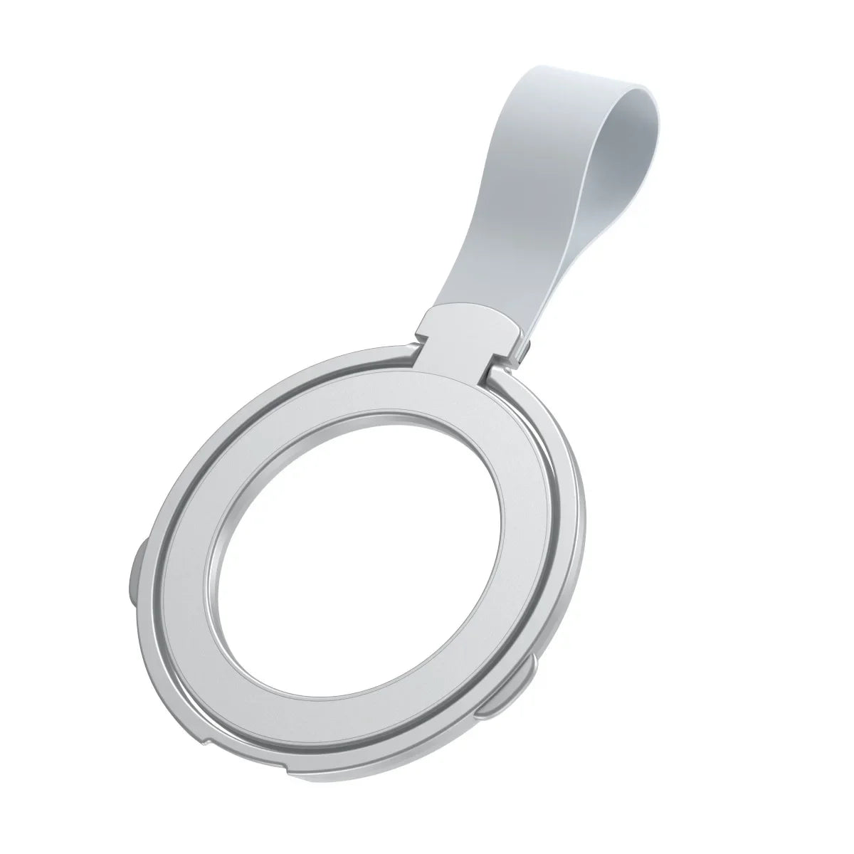 Magnetic Phone Ring Holder for iPhone Series MagSafe Stand Ultra-thin Folding Can Charge Wirelessly Grip With Lanyard Universal