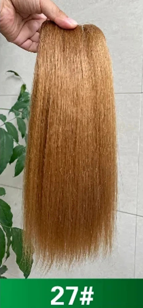 Blice Synthetic Hair Bundles 10-22 Inch Pure Color Yaki Straight Hair Extensions 100g/Piece Mixed Hair Weaving One Bundle Deal
