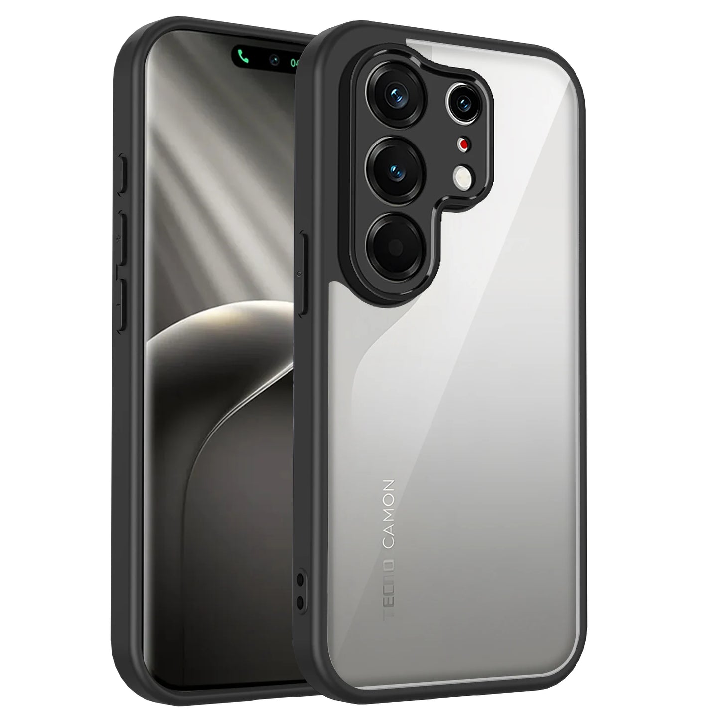 For Tecno Camon 50 Ultra Air Cushion Silicon Bumper Clear Matte Back Cover Hard Case Tecno Camon 50 Pro Coques Tecno Camon 50