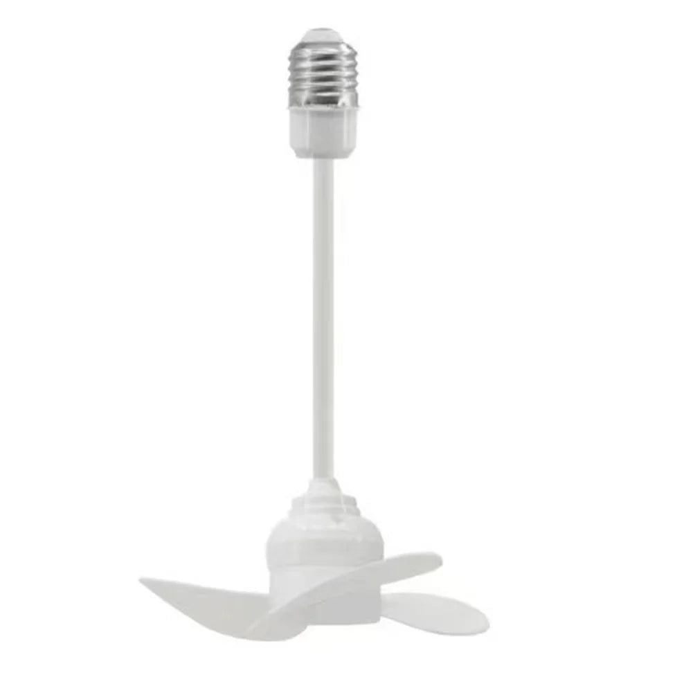 Indoor Ceiling Fan E27 Screw Mouth Household Electric Fan Brushless Motor 14CM Bedroom Silent Fan LED Energy-saving Fan