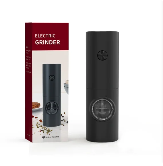 Electric Automatic Salt and Pepper Grinder Set with Led Light Grinder Set Spice Mill Adjustable Spices Grinder Kitchen Tools