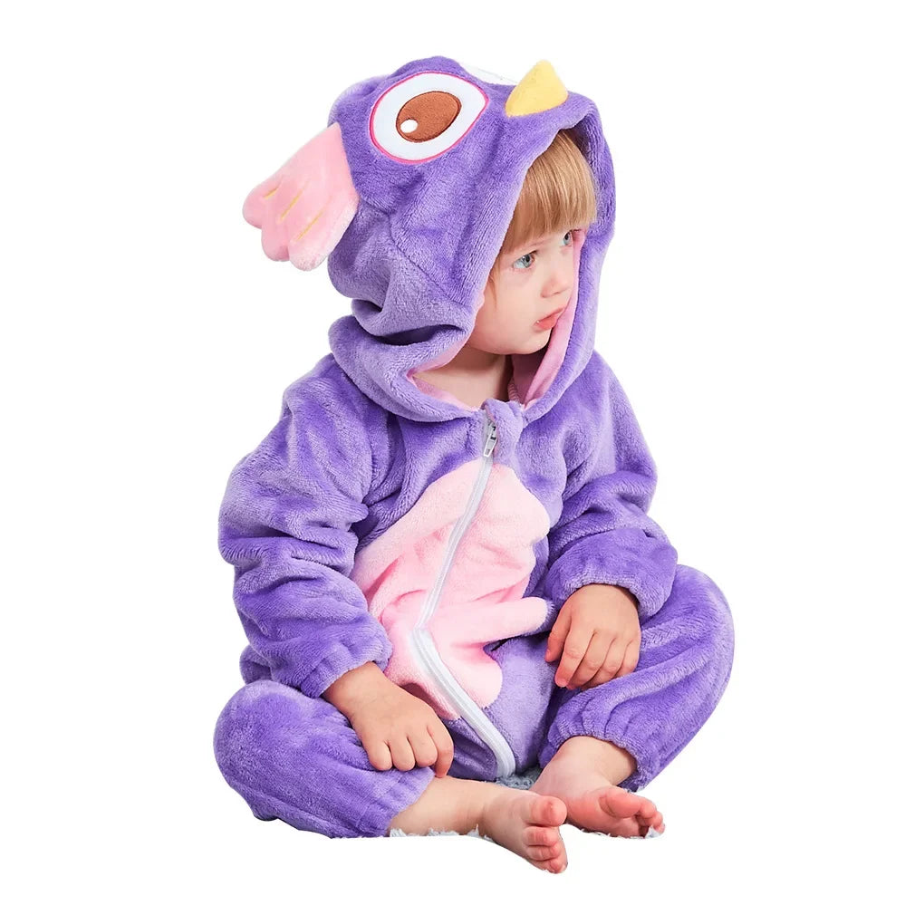 Newborn Baby Deer Animal Cartoon Romper Clothes Girls Pajamas Long Sleeve Hooded Onesies Infant Boys Costumes For Christmas