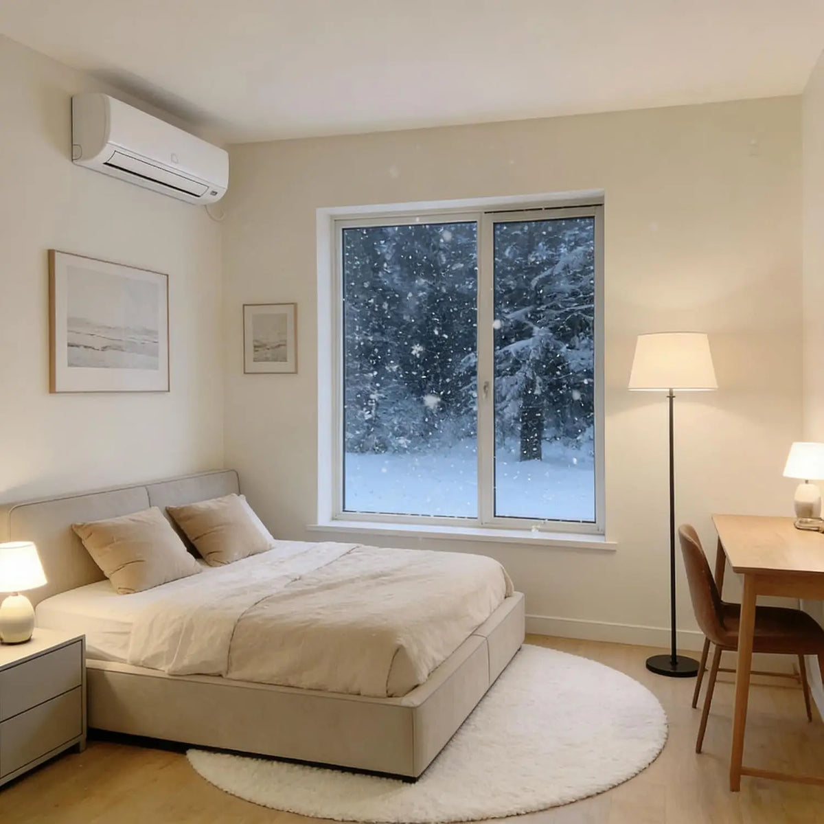 11500 BTU Mini Split AC/Heating System, 115V WIFI Enabled Energy Efficient Mini Split Unit,Wall-Mounted Split Air, Customized