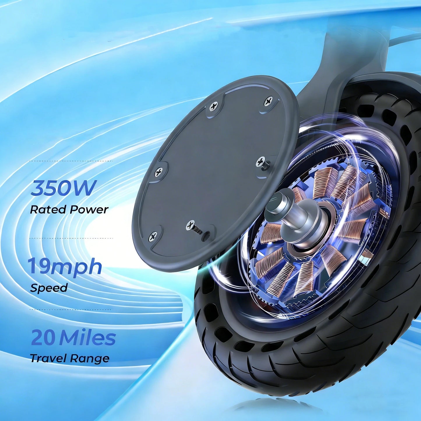 Upgrade Your Commute: Adult Foldable E-Scooter with 8.5" Solid Tires, Dual Brakes & LED Display