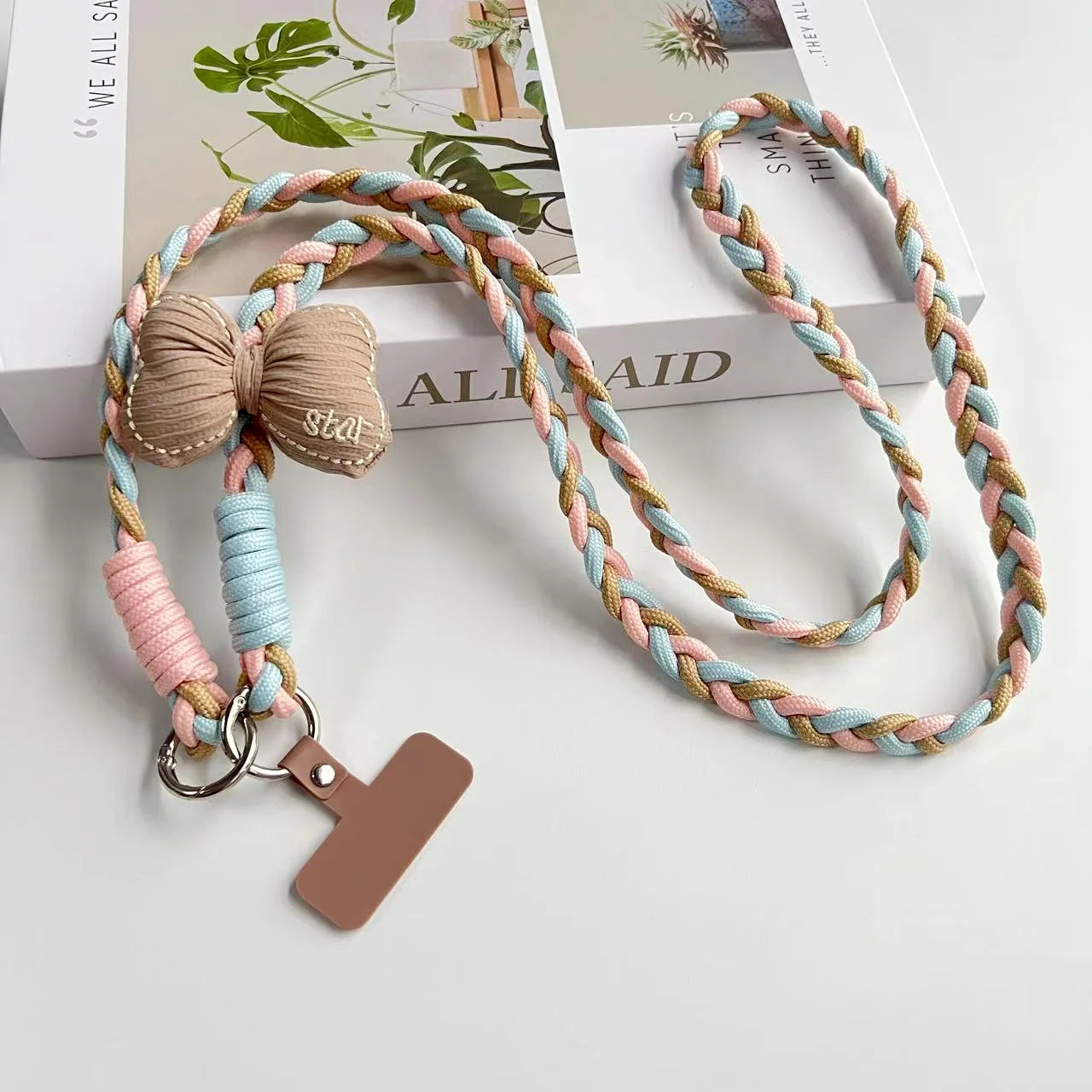 Creative Cartoon Mobile Phone Universal Lanyard Crossbody Long Rope Lanyard Rope Cartoon Decorative Pendant Accessories