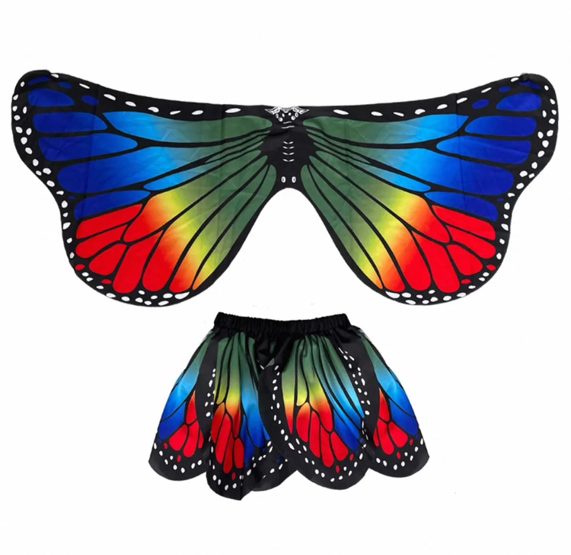 Halloween Kids Butterfly Costume Girl Fairy Butterfly Wings Blue Pink Purple Costume