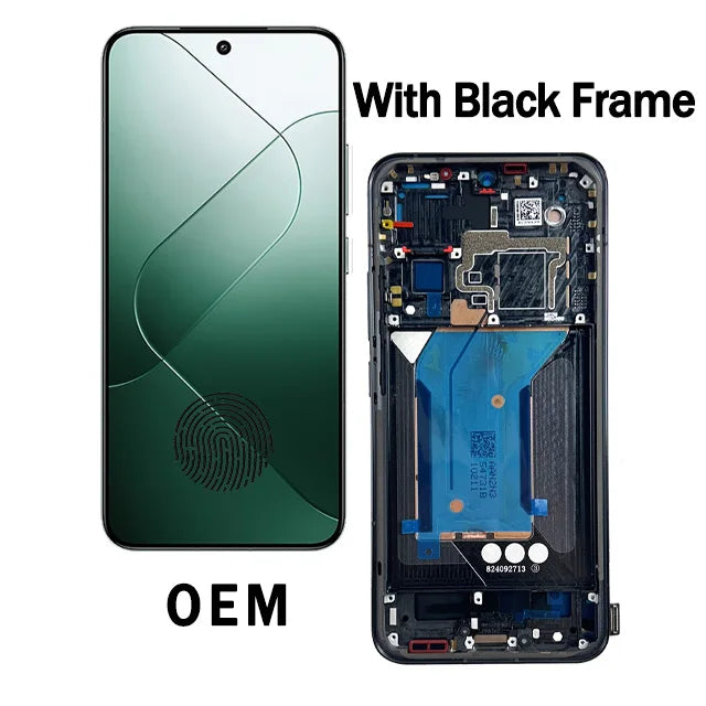 6.36" OEM Display For Xiaomi 14 LCD Display Touch Screen Digitizer for Xiaomi 14 23127PN0CC 23127PN0CG LCD Screen Replacement