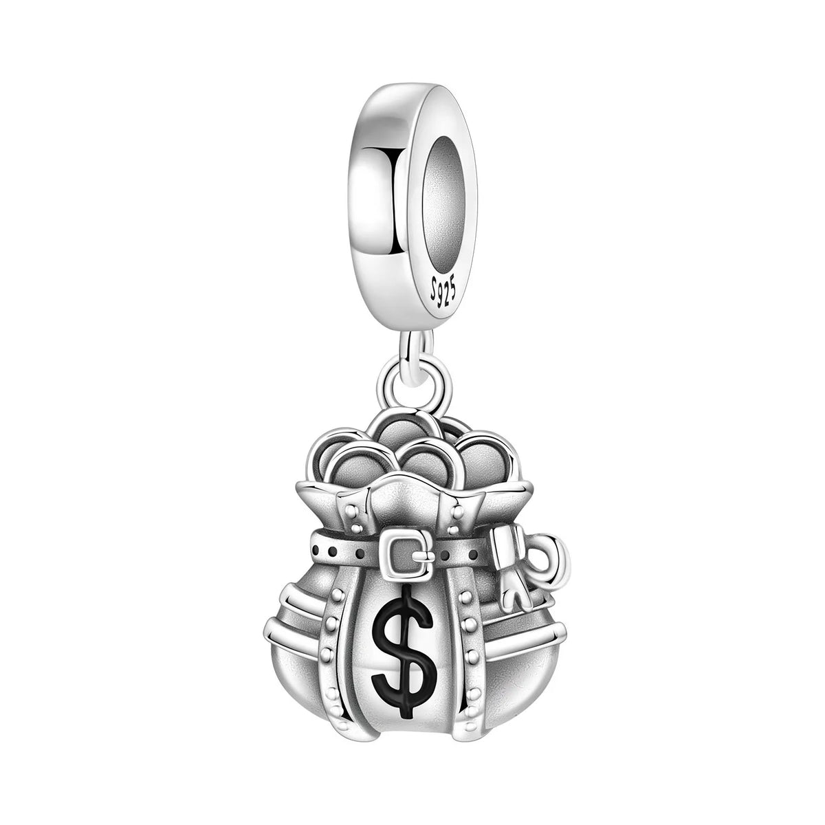 925 Sterling Silver Two-tone Symmetrical Angel Wing Pendant Necklace for Women Lucky Symbol Original Jewelry Party Couple Gift