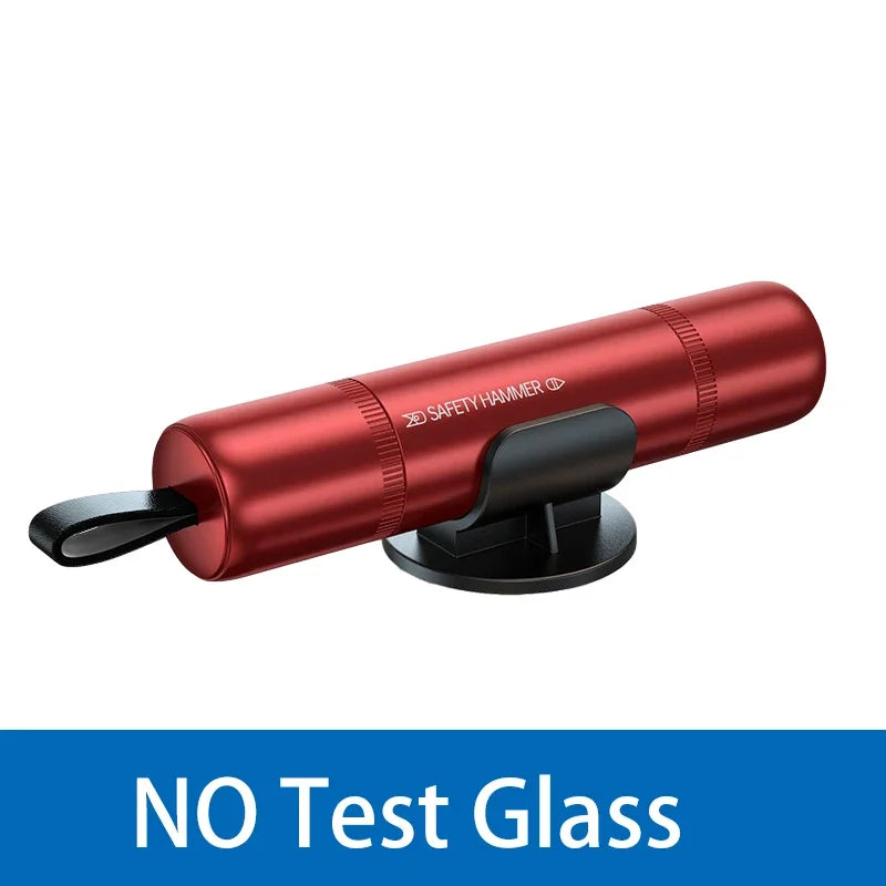 2 In 1 Car Safety Hammer Emergency Glass Breaker Cut The Seat Belt High Hardness Tungsten Steel Rescue Tool Auto Accessories