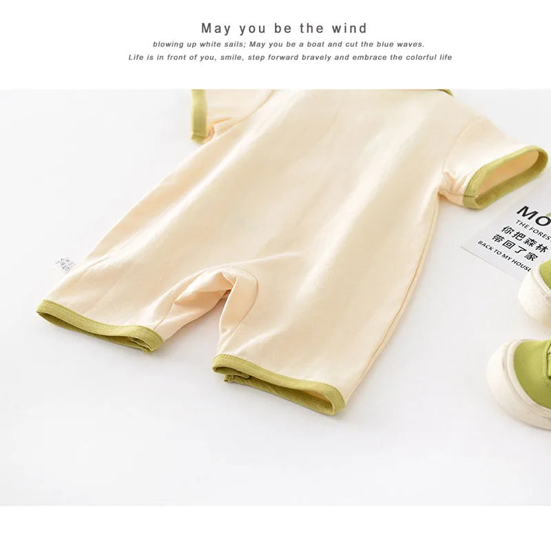 MILANCEL 2024 Baby Summer Clothes Crocodile Boys Romper Cotton Baby Boy Jumpsuit Newborn Clothing