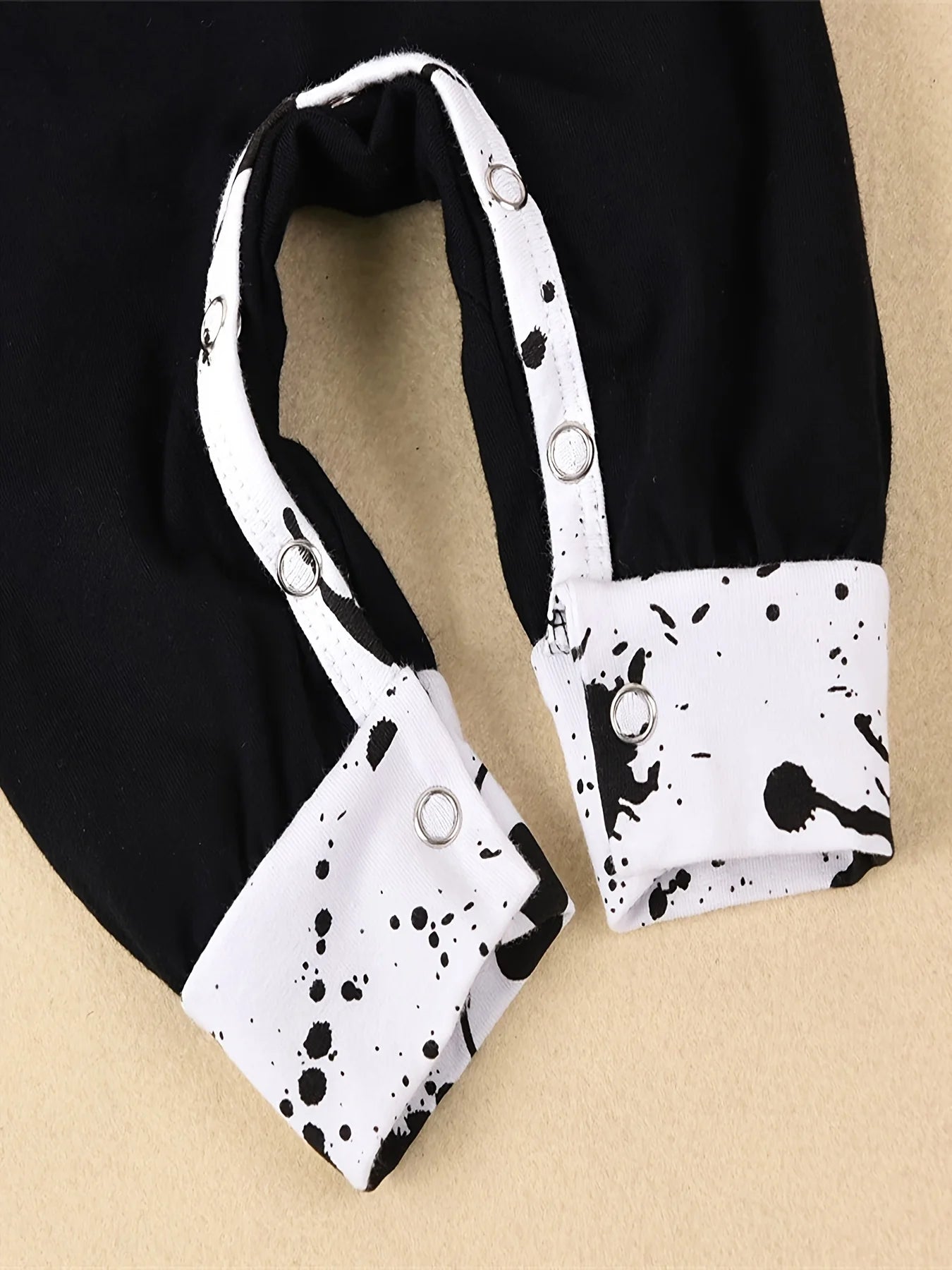 Halloween Newborn Baby Boy Clothes Infant Baby Boy Romper Long-Sleeve Hooded Cotton Letter Print Nightmare Jumpsuit