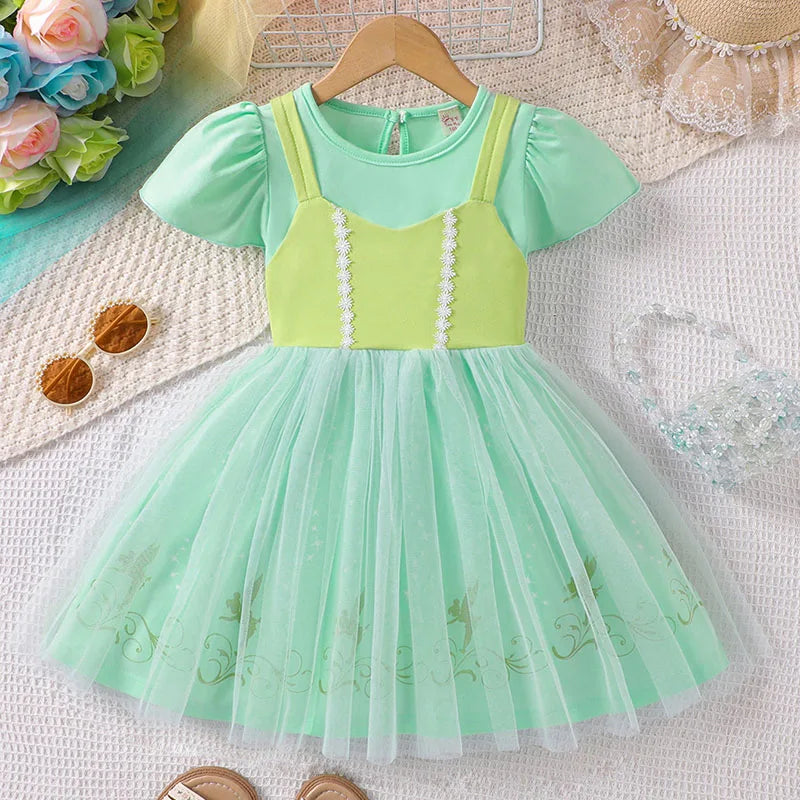 Halloween Lolita Dress Blue And White Poker Elements Princess Dress Bow Apron Baby Girls Dress Birthday Party Cosplay Costume