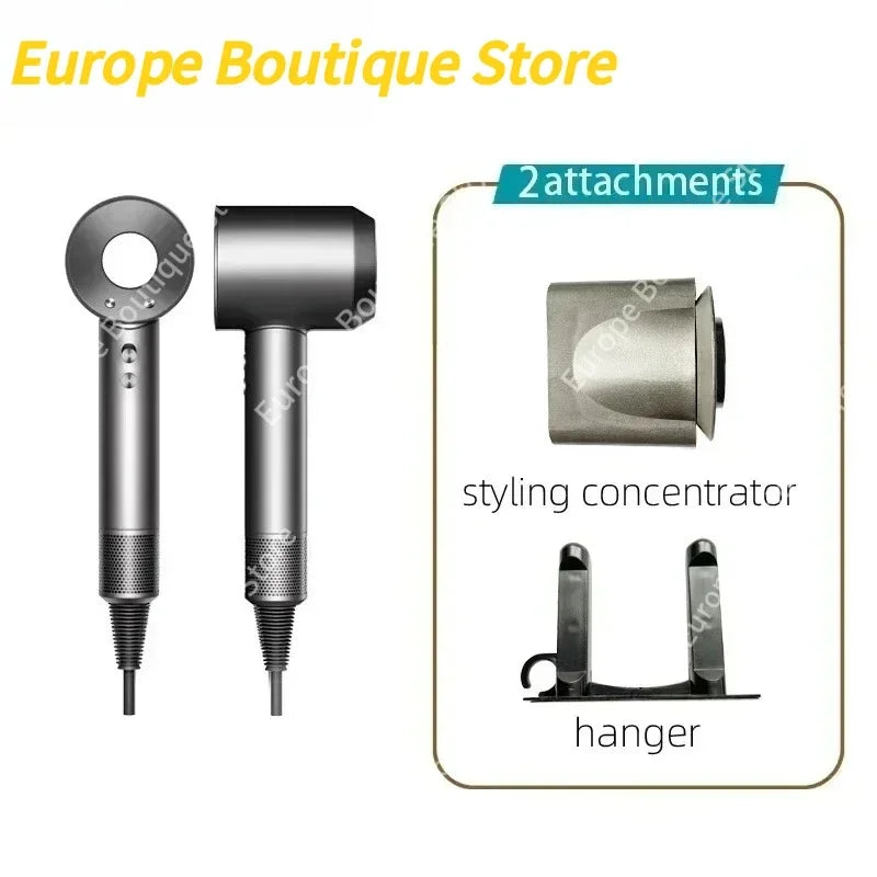 New Super Hair Dryer 220V Leafless Hair Dryer Personal Hair Care Styling Negative Ion Tool Schedule Negative Ion Electric Dryer