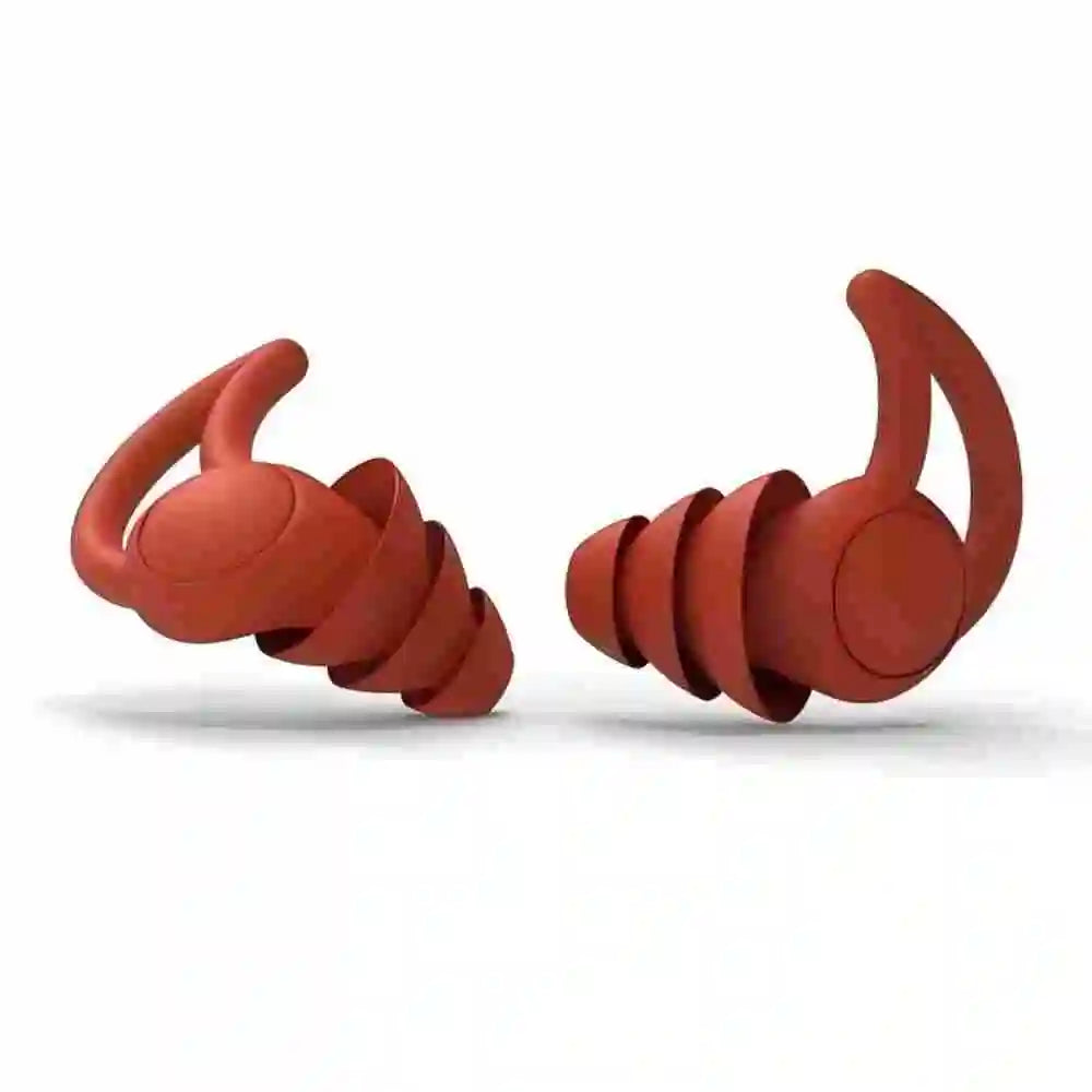 Silicone Noise Reduction Ear Plugs, Waterproof Earplugs for Swimming, Block Snoring & Noise, Quiet Sleep Helper for Students Dor