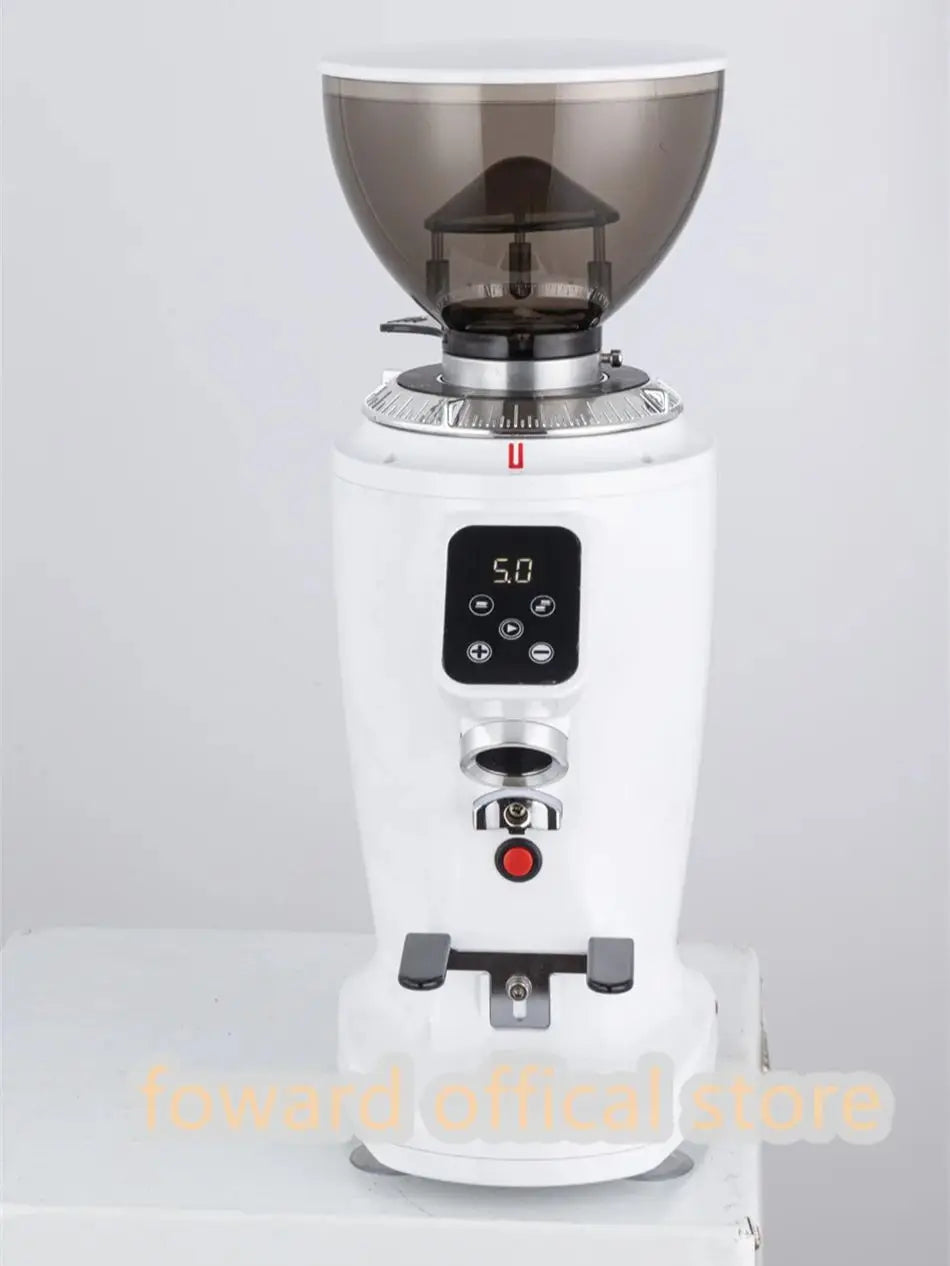 B64 Commercial Coffee Grinder 64mm Flat Burr Anti-Static For Espresso Pour Over French Press Coffee Mill Grinding Machine