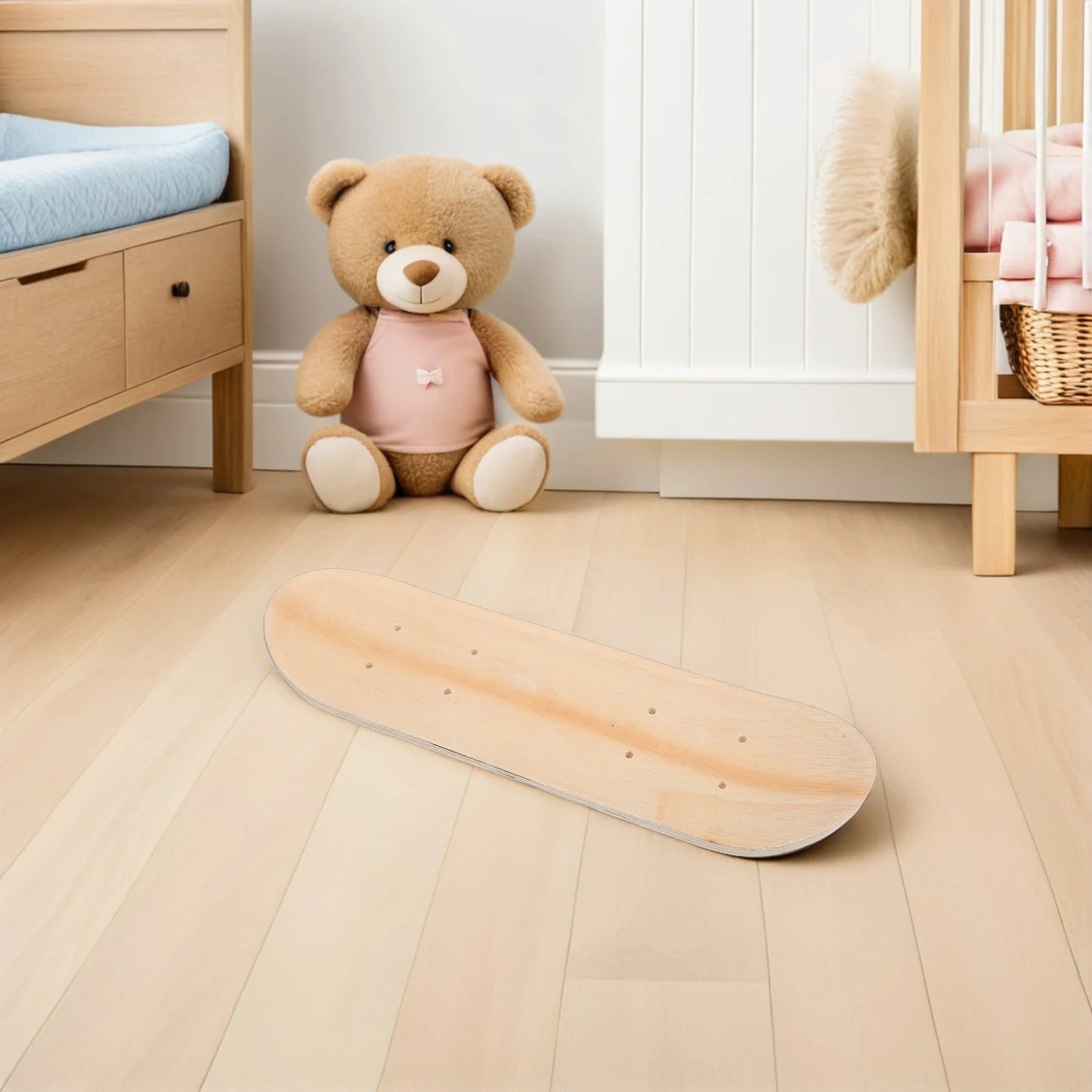3pcs 'S Blank Skateboard Decks For Painting Diy Unfinished Wood Double Tail Deck Fun Skateboard Deck For Art