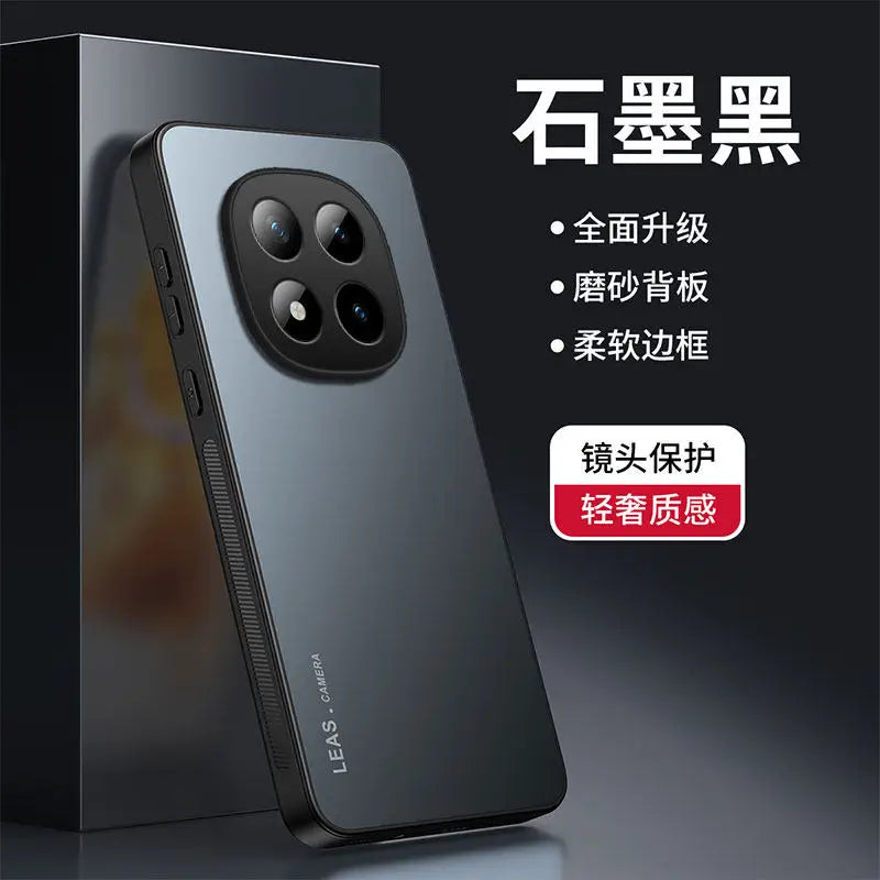 For POCO M8 Pro 5G Shockproof Armor Frosted Case for Mi POCO M 8 M8pro Camera Protection Matte Hard Bumper Cover Shell Capa