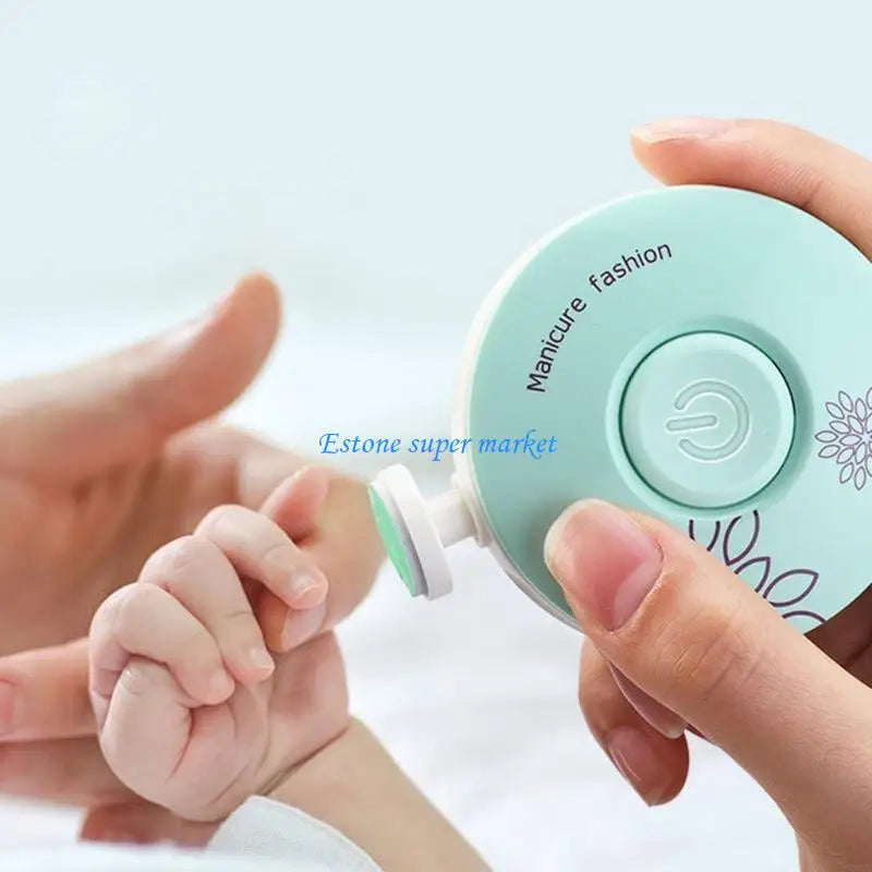 090B Infant Care Safe Clipper Cutter Kids Polisher Manicure Set Baby Electric Trimmer