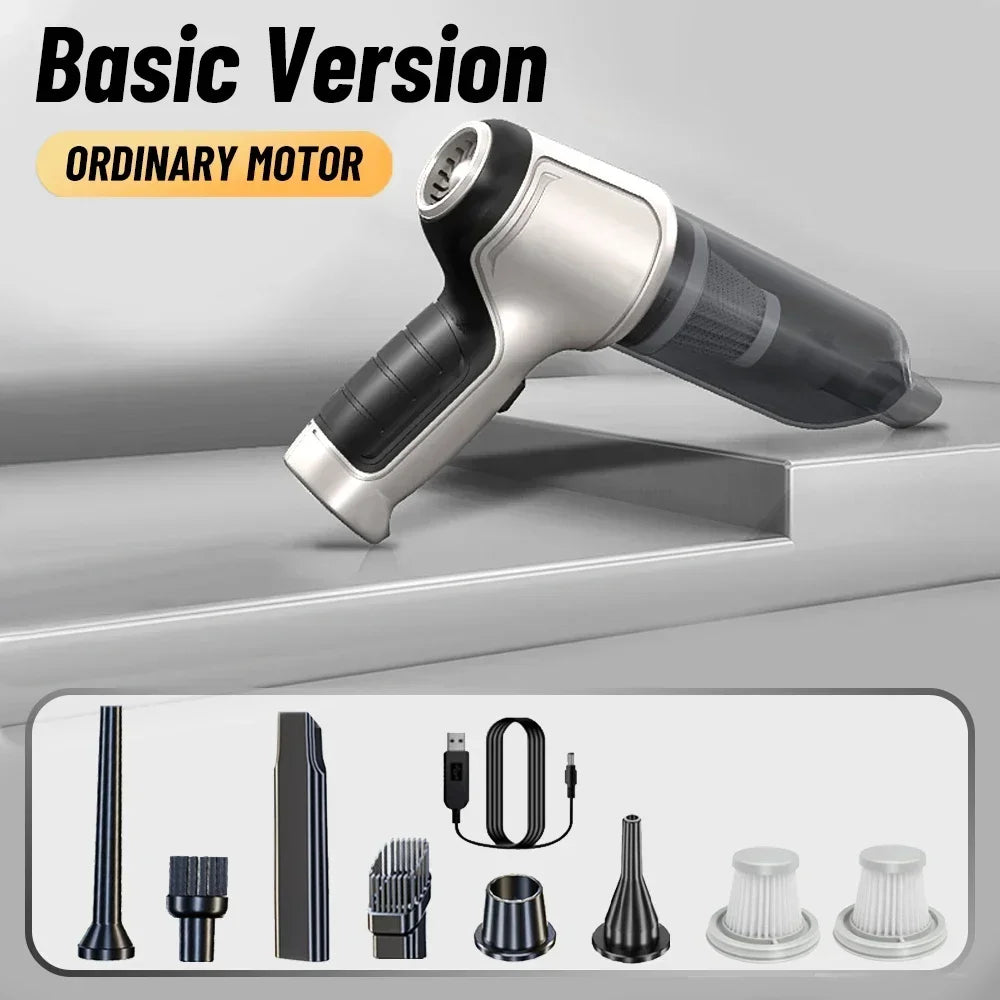 95000PA Car Vacuum Cleaner Wireless Powerful Cleaning Machine Auto Robot Car Accessories Home Appliance Strong Suction As Gift