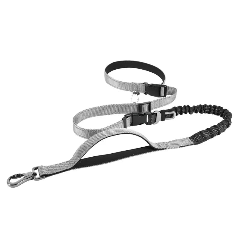2025 NEW Cat Dog Hands-Free Leash Outdoor Sports Running Reflective Elastic Dog Walking Leash Chain Adjustable Pet Supplies
