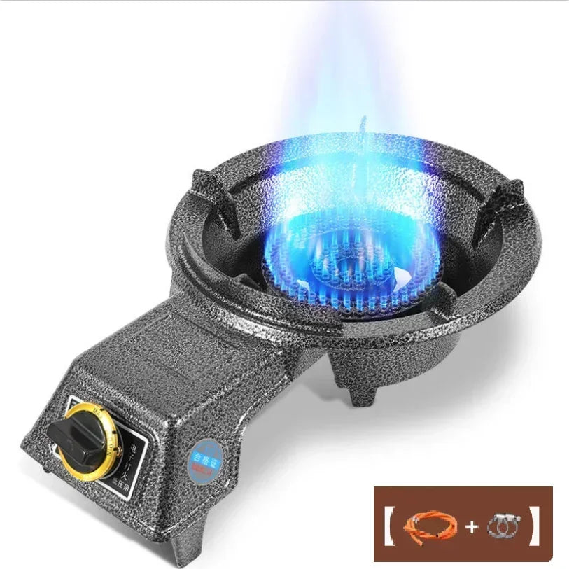 Powerful Gas Stove for Home and Commercial Cooking - Compatible with Natural Gas and LPG AD