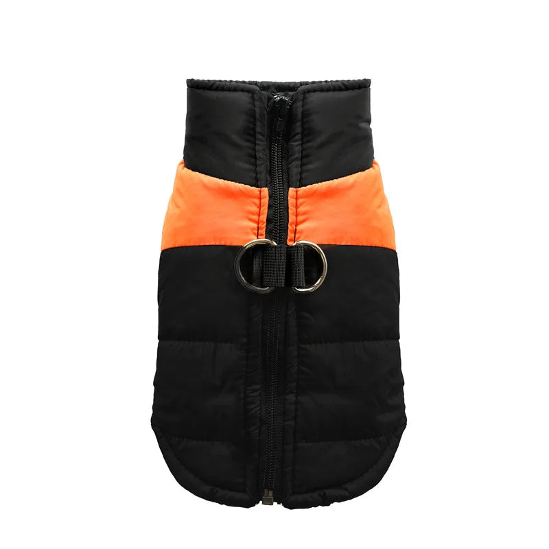 Warm Dog Coats Vest, Waterproof Dogs Jacket Fleece Pet Winter Cold Weather Coat Dogs Cozy Snow Jackets Outfits for Dogs Puppy