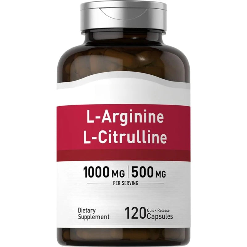 Amino Acid Supplement with 1000mg L-Arginine and 500mg L-Citrulline 120Count Support Healthy Living & Provide Physical Energy