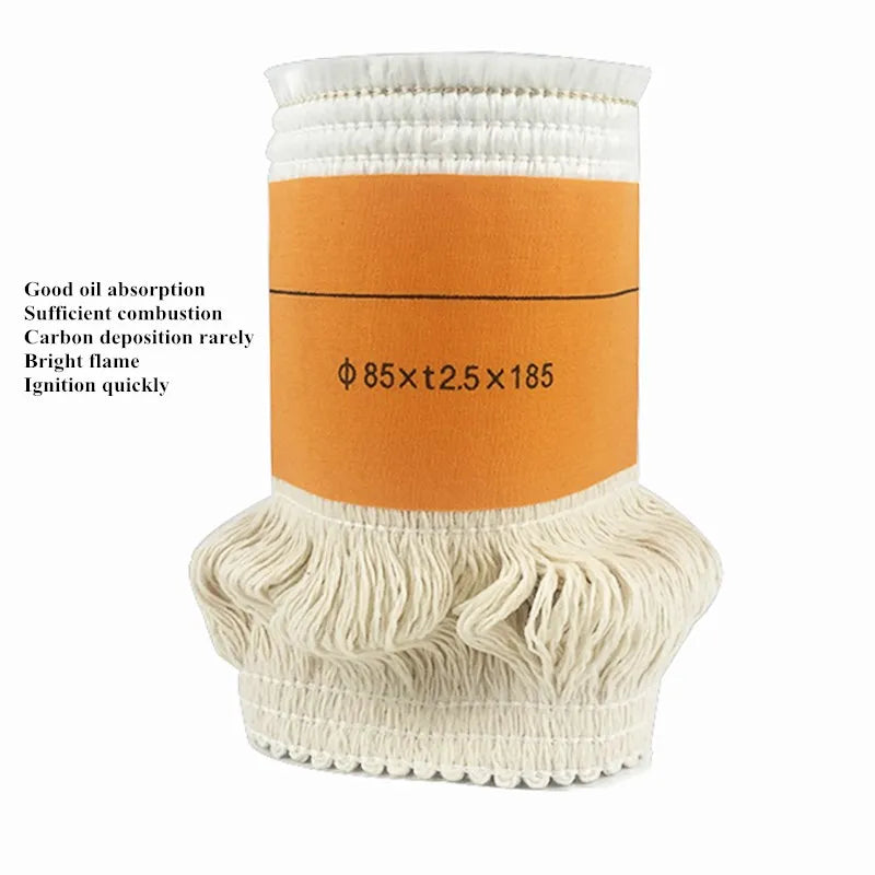 Various Models 65 75 85 95 120 mm Kerosene Stove Wicks High Quality Glass Fiber + 100%Cotton Heaters Wick Free Shipping