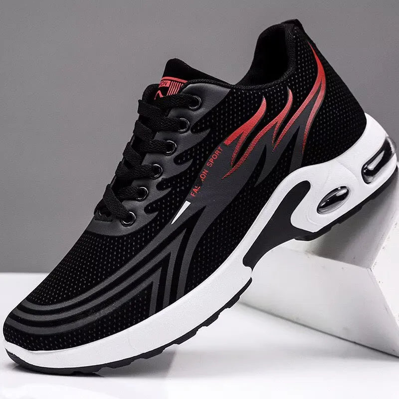 Men's Sport Shoes New Lightweight Comfortable Fashionable Casual Running Shoes Suitable for Youth Thick Bottom Running Style