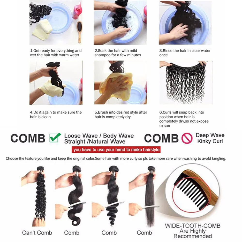 4/27 Deep Wave Highlight Burmese Curly Hair Bundles Honey Blonde Brown Curly Hair Weave 1/3/4 Bundles Deal Virgin Hair Extension