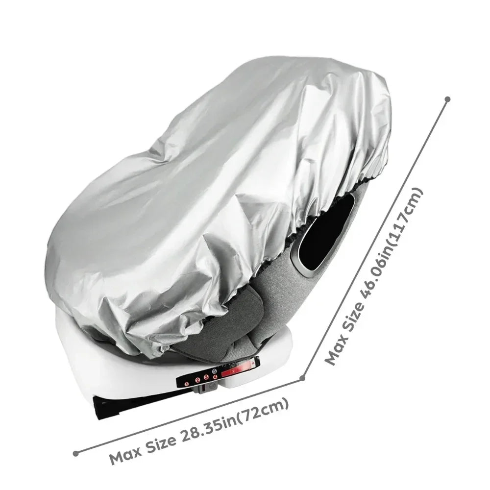 Baby Car Seat Sun Shade Cover Universal Car Seat Dust Cover Heat Insulation UV Protect Durable Eco Friendly Material Block New
