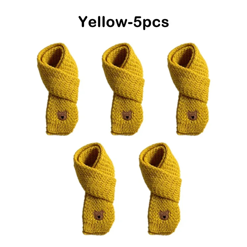 Kids Windproof Scarf Fleece Lined Warm Neck Cover Toddler Winter Scarf Christmas Gift Unisex Baby Outdoor Scarf Korean Cute