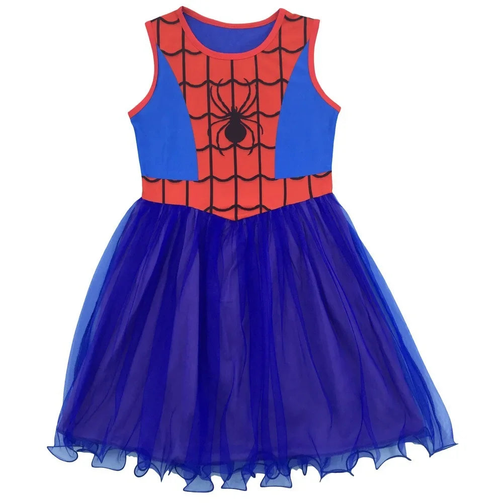Hot girl children's costume cosplay costume cool 3-12-year-old children's Christmas costume Halloween little girl pink dress new