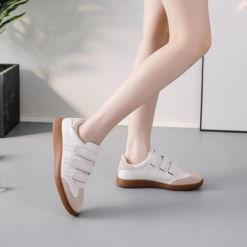 AIYUQI 2025 new women's sneakers shoes Non-slip flats Dexun women shoes Large-size Velcro casual shoes for students female shoes