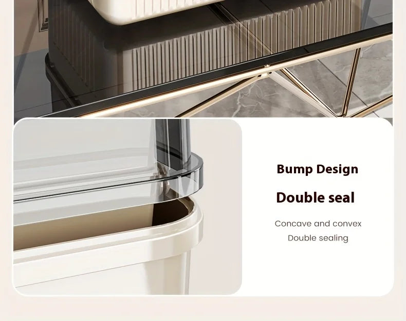 Smart Flip-Top Medicine Box! Visual Window + Multi-Layers. Easy-Carry Handle & Organized Storage. Keep Pills Sorted