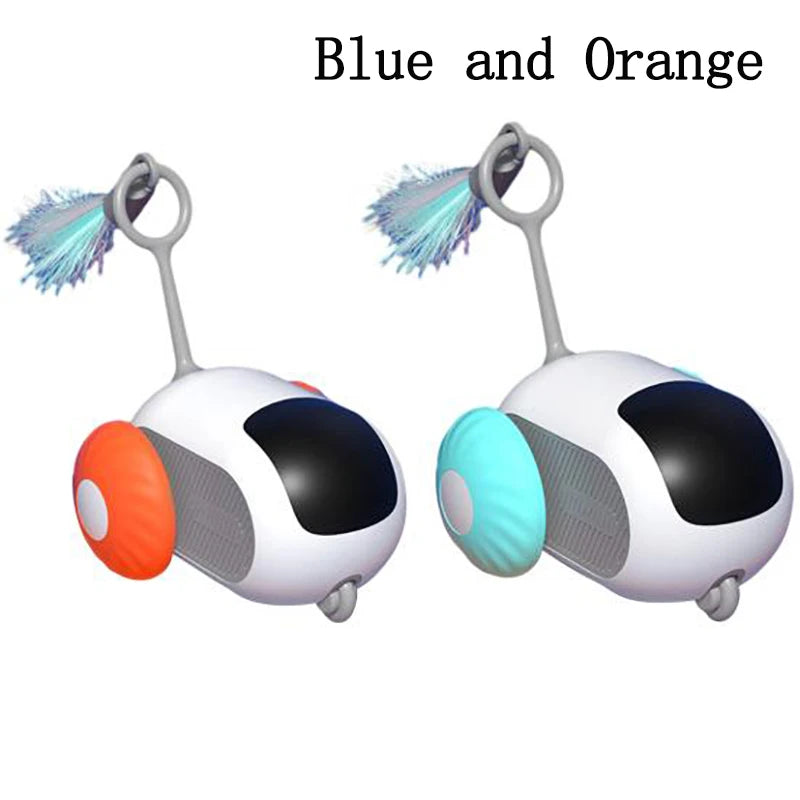 Electric cat toy remote control sports car self entertainment toy suitable for cats indoor interactive intelligent sports car