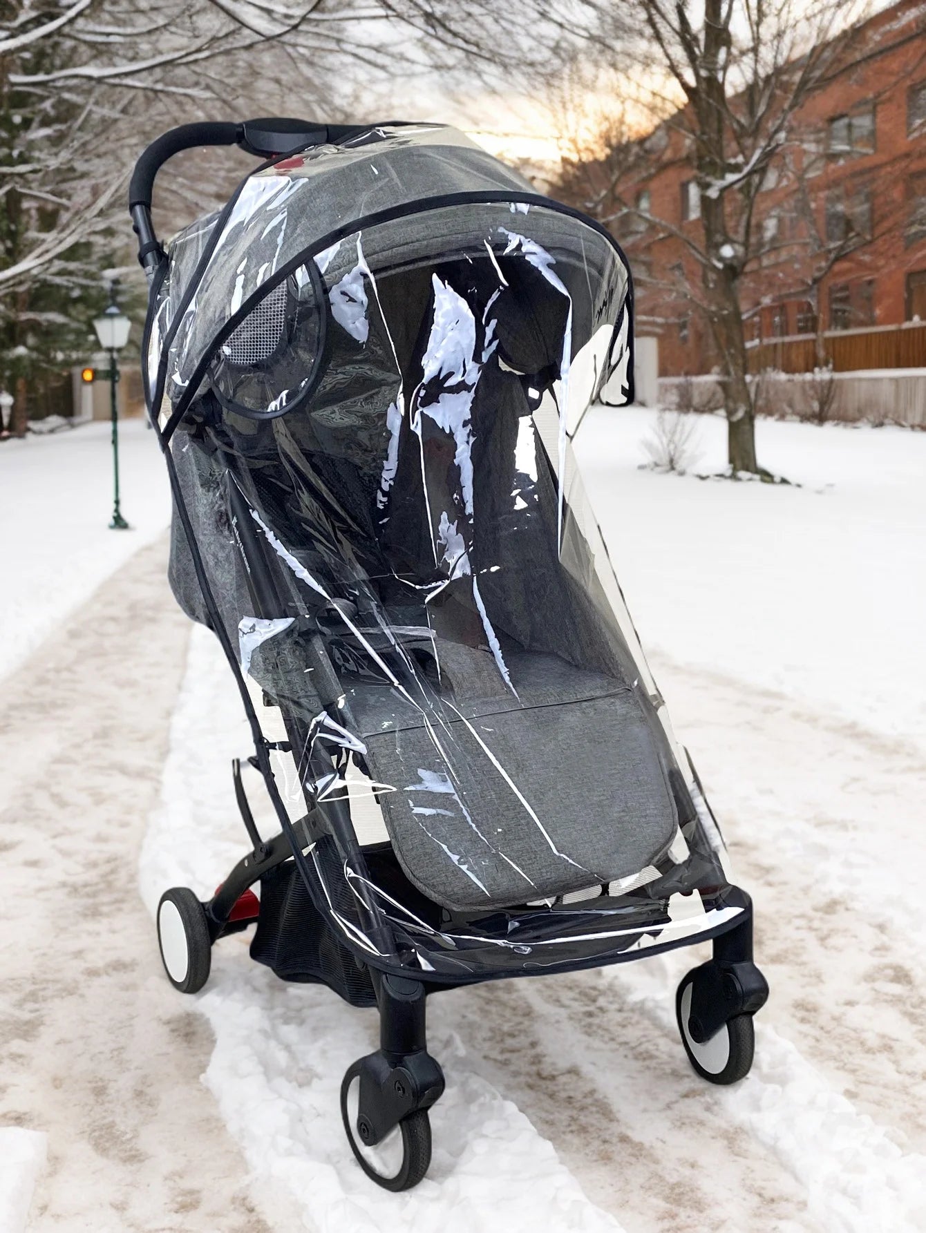 Universal Baby Stroller Rain Cover Waterproof EVA Cover Compatible with Babyzen Yoyo2 Yoya Stroller Accessories