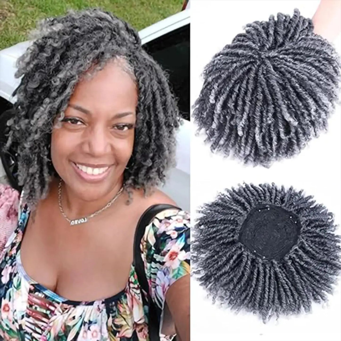 Dirty braids, head covers, synthetic wigs, synthetic braids, chemical fiber semi-wigs, dirty braids, braided wigs Unisex