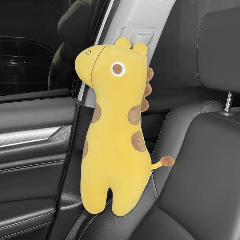 Kids Car Neck Pillow Universal Cute Cartoon Child Car Car Seat Belt Sleeping Pillow Support Leaning Head Baby Seats Accessories