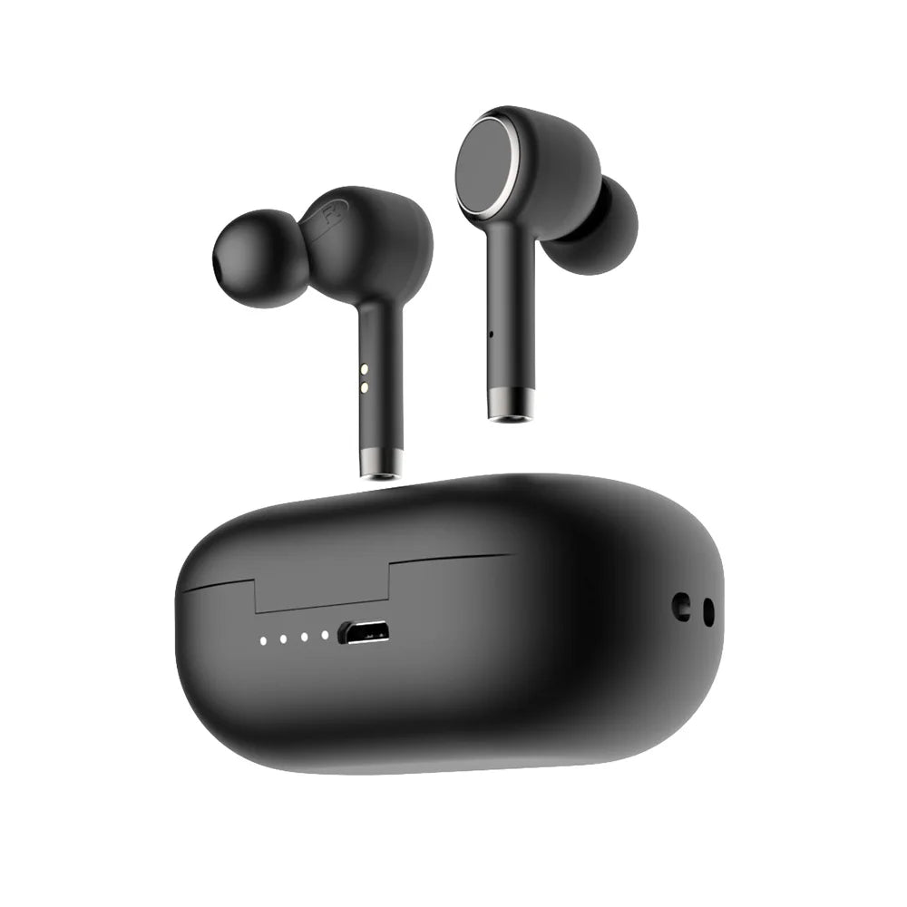 In Ear Binaural Chamber Hearing Aids with 4 Channels Rechargeable Wireless Noise Reduction for Moderate to Mild Hearing Loss