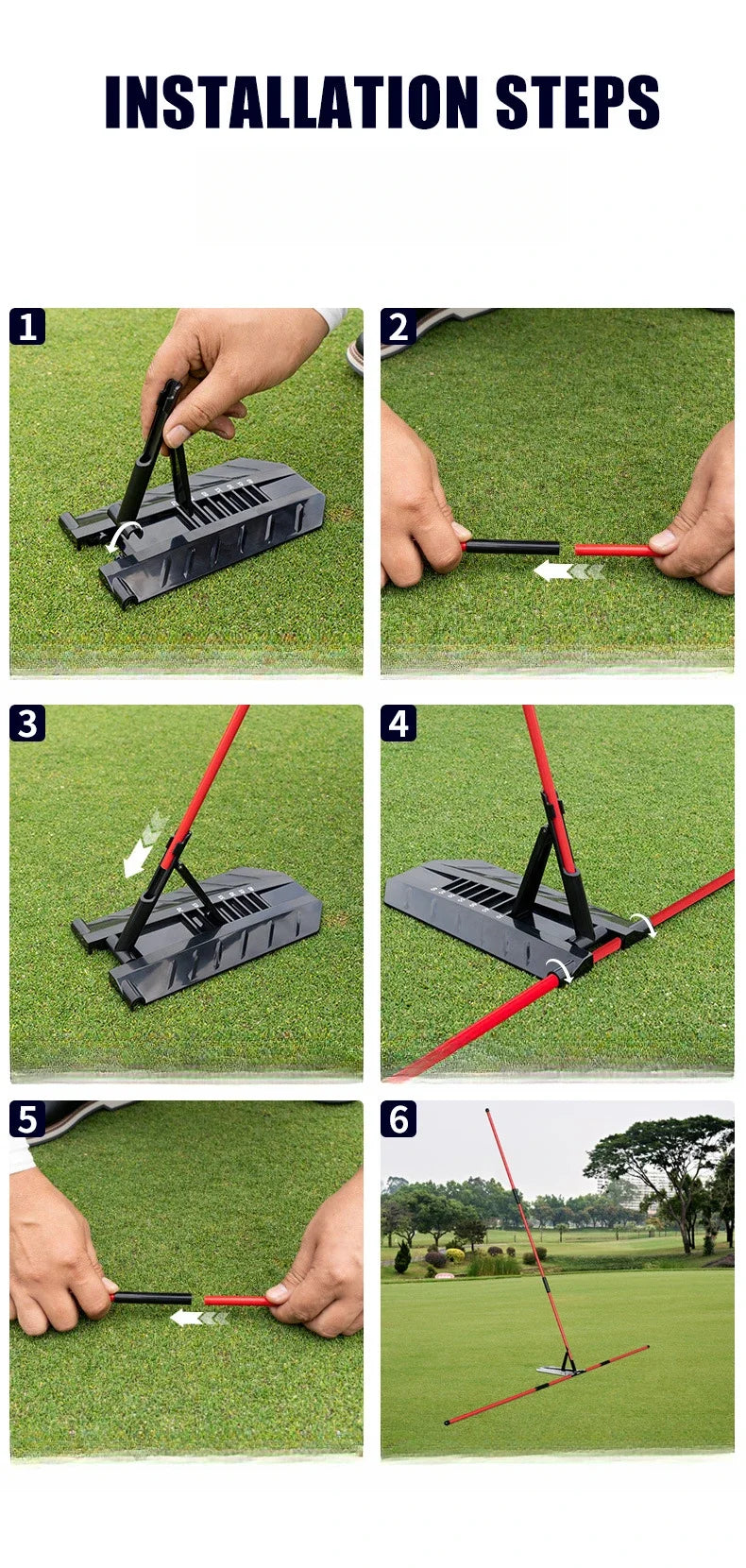 Golf Swing Trainer Corrector Training Angle Adjustment Posture Correction JZQ022